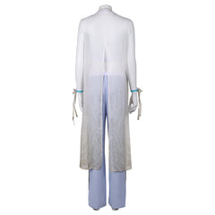 Street Fighter Chun Li weiß Kostüm Set Cosplay Outfits