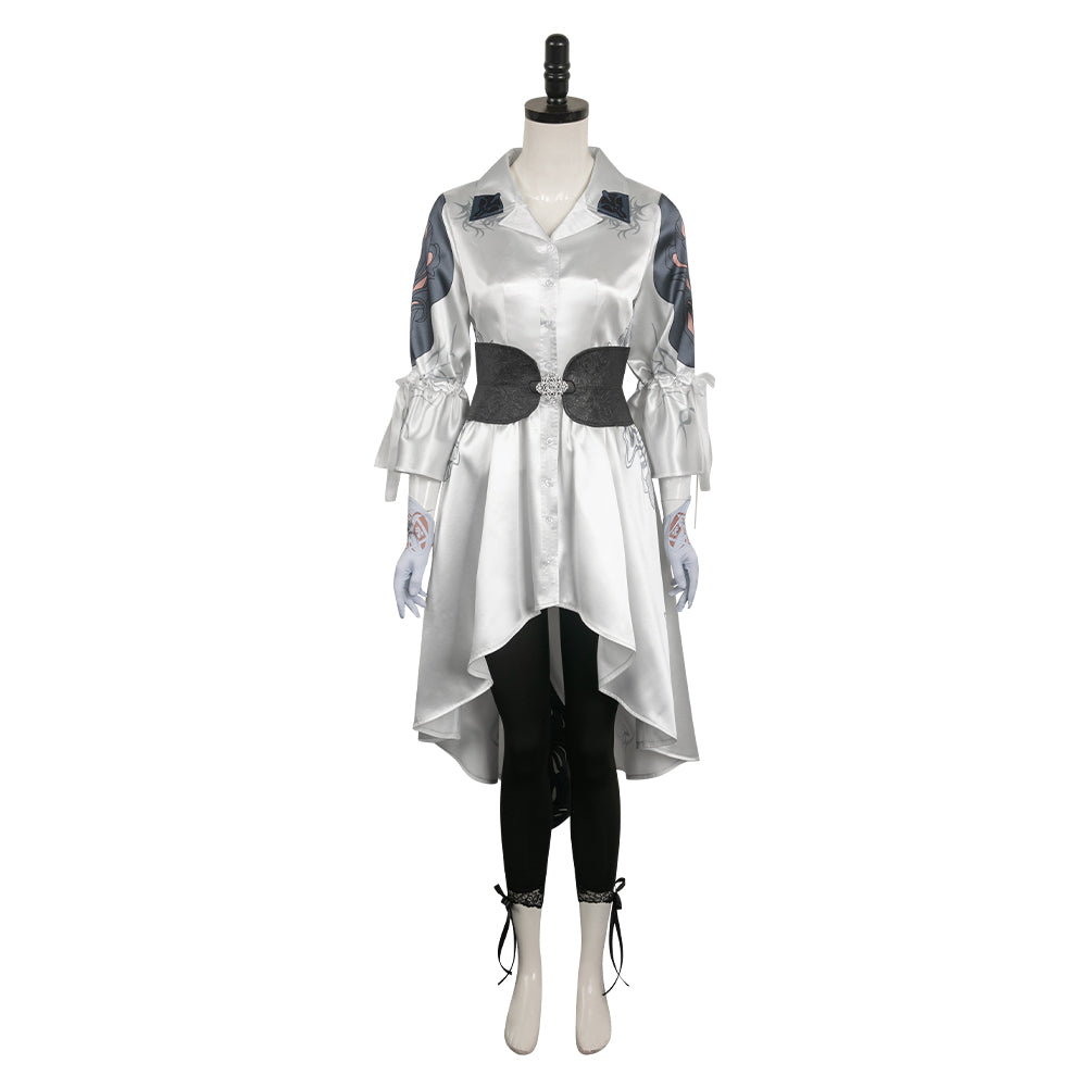 Tekken 8 Jun Kazama Kostüm Set Kazama Cosplay Outfits
