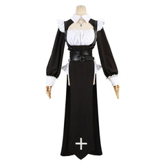 The Nun Kostüm Cosplay Halloween Karneval Dienstmädchen Outfits