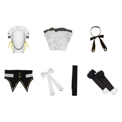 The Vexations of a Shut-In Vampire Princess Villhaze Dienstmädchen-Outfit Cosplay Kostüm