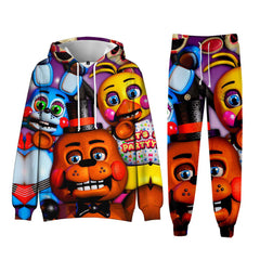 unisex Five Nights at Freddy's FANF Hoodie 3D Druck Sweatshirt mit Kapuze Streetwear Hoodie Hosen Game