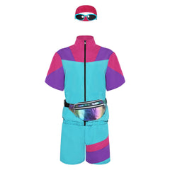 unisex Jogging Anzüge 2 Stück Set Cosplay Kostüm Outfits Halloween Karneval Anzug 80er 90er Jahre Trainingsanzüge Set