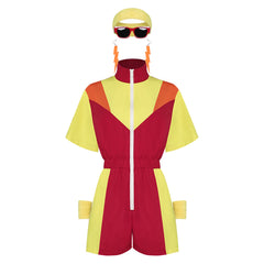 unisex Jumpsuit Farbige Sportkleidung Kostüm Outfits Halloween Karneval Anzug 80er 90er Jahre Trainingsanzüge Set