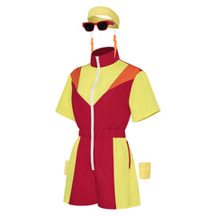 unisex Jumpsuit Farbige Sportkleidung Kostüm Outfits Halloween Karneval Anzug 80er 90er Jahre Trainingsanzüge Set