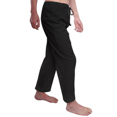 unisex Mittelalterliche Leinenhose lose Hose Cosplay Kostüm Outfits Halloween Karneval Anzug