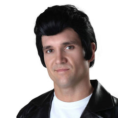 Elvis Perücke Cosplay Perücke Elvis schwarz Karneval Halloween Perücke Requisiten