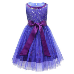 Wish Kinder Mädchen Wunsch Asha Kleid Prinzessin Cosplay Kostüm Kleid Outfits