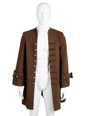 Pirates Of The Caribbean Fluch der Karibik Jack Sparrow Johnny Depp nur 1 Jacke Cosplay Kostüm - cosplaycartde
