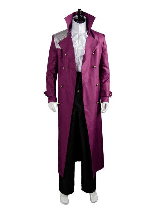 Prince Rogers Nelson Purple Rain Coat Full Set Kostüm Cosplay Lila - cosplaycartde