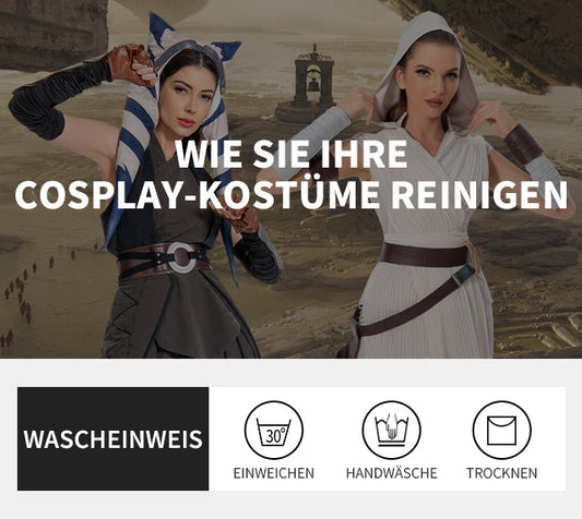 Wie Sie Ihre Cosplay-Kostüme reinigen?