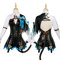 Genshin Impact Lynette Cosplay Kostüm Halloween Karneval Outfits