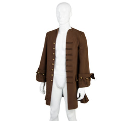 Pirates Of The Caribbean Fluch der Karibik Jack Sparrow Johnny Depp nur 1 Jacke Cosplay Kostüm