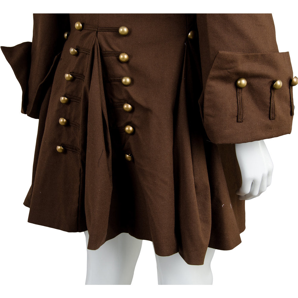 Pirates Of The Caribbean Fluch der Karibik Jack Sparrow Johnny Depp nur 1 Jacke Cosplay Kostüm