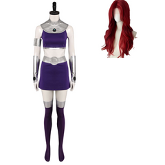 Teen Titans Starfire Cosplay Kostüm Halloween Karneval Outfits