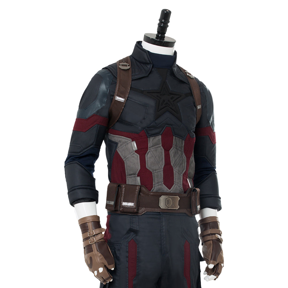 Avengers: Infinity War 2018 Captain America Steve Rogers Cosplay Kostüm Version B