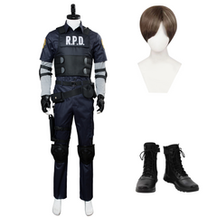 Resident Evil 2 Remake Re Leon Scott Kennedy Cosplay Kostüm NEU