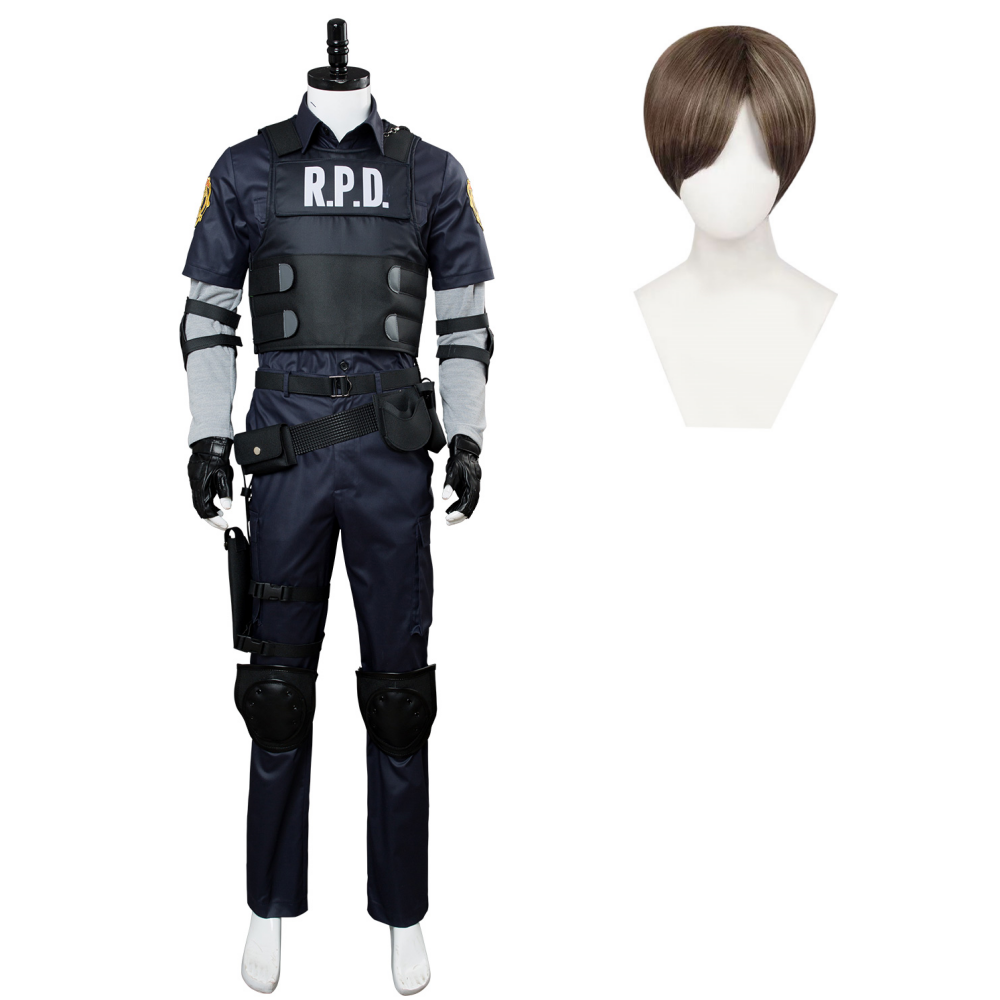 Resident Evil 2 Remake Re Leon Scott Kennedy Cosplay Kostüm NEU