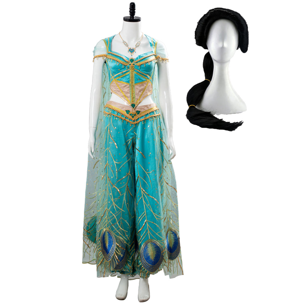 Aladdin Princess Prinzessin Jasmine Cosplay Kostüm