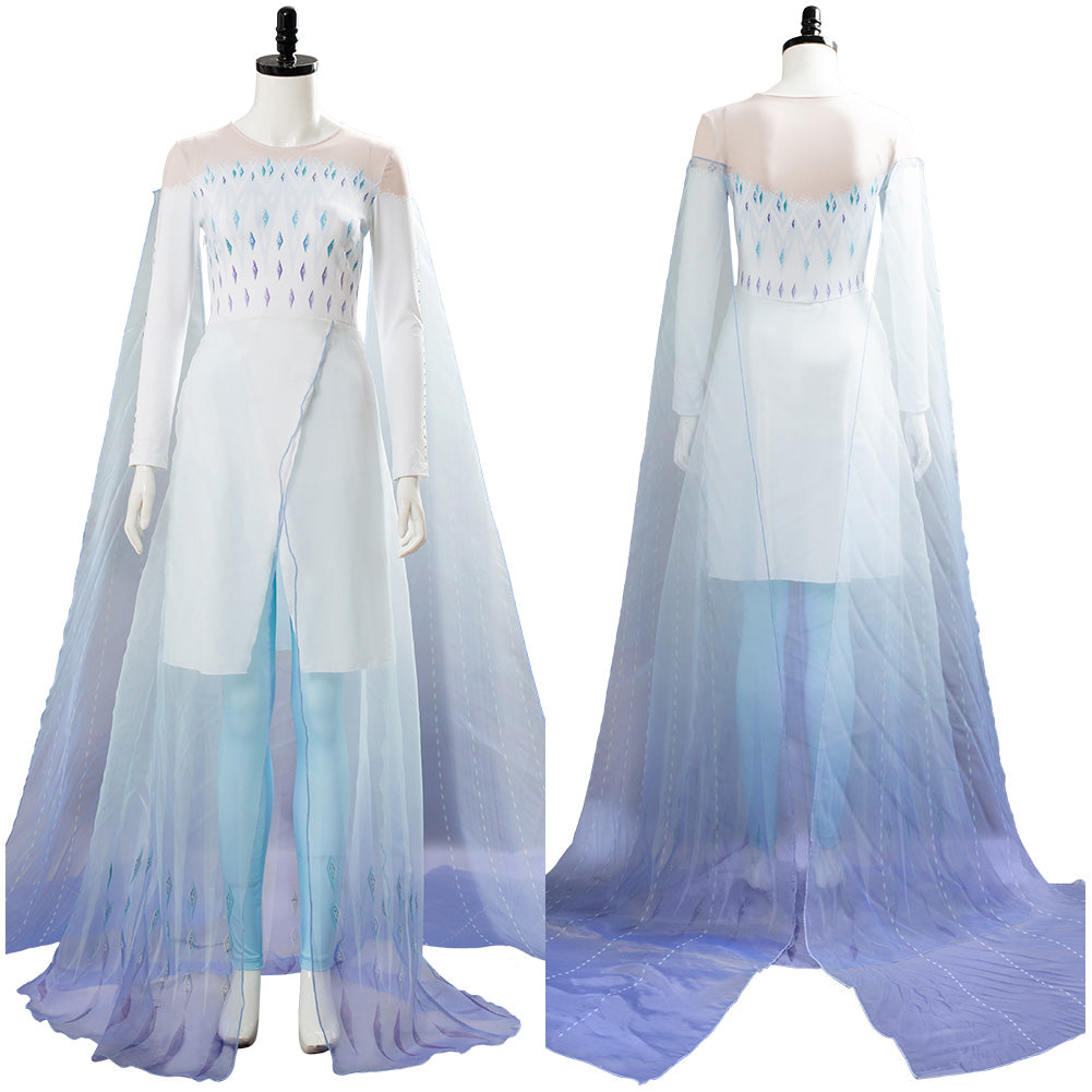 Ahtohallan Königin Elsa Kostüm Elsa Frozen 2 Die Eiskönigin 2 Schneeflocke Cosplay Kleid