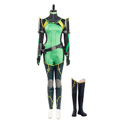 Valorant Viper Viper Cosplay Kostüm Damen Jumpsuit Romper Suit Halloween Karneval Kostüm