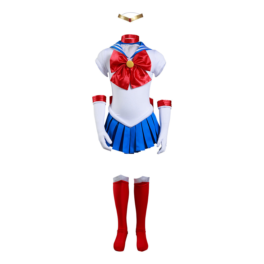 Sailor Moon Kinder Tsukino Usagi Kostüm Mädchen Halloween Karneval Kostüm