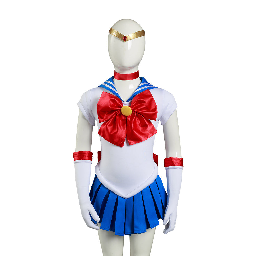 Sailor Moon Kinder Tsukino Usagi Kostüm Mädchen Halloween Karneval Kostüm