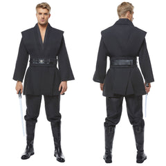 Jedi Kenobi schwarz TUNIC Cosplay Kostüm ohne Umhang