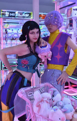 Saja Boys Mystery Saja lila Outfits Cosplay K-Pop: Demon Hunters Mystery Cosplay Kostüm