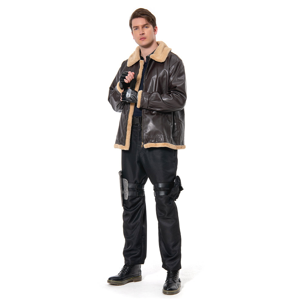 Leon Kostüm Resident Evil 4 Remake Leon Cosplay Halloween Karneval Outfits