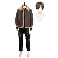 Leon Kostüm Resident Evil 4 Remake Leon Cosplay Halloween Karneval Outfits