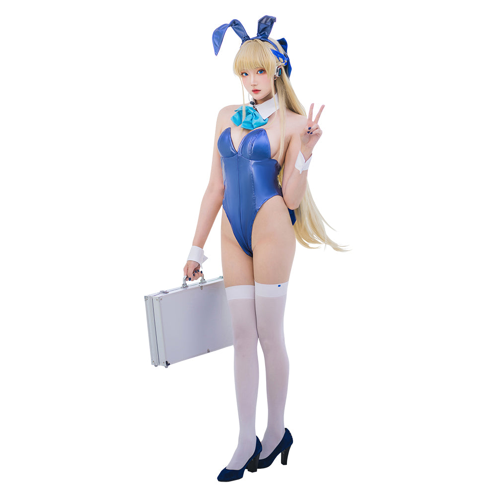 Asuma Toki Cosplay Bademode Blue Archive Toki Bunny Girl Jumpsuit Sommer Einteiliger Badeanzug