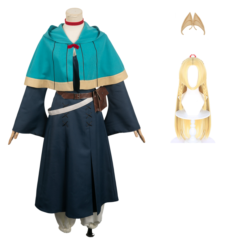 Delicious in Dungeon Marcille Cosplay Kostüm Halloween Karneval Outfits