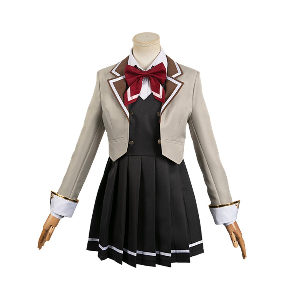 Alya Sometimes Hides Her Feelings in Russian-Alisa Mikhailovna Kujou grau Uniform Cosplay Outfits