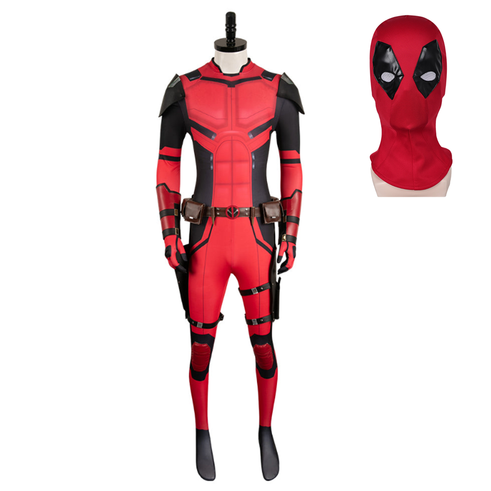 Deadpool & Wolverine Wade Wilson Rot Jumpsuit Cosplay Outfits