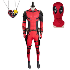 Deadpool & Wolverine Wade Wilson Rot Jumpsuit Cosplay Outfits