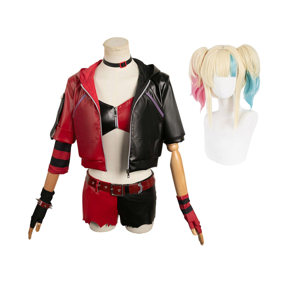 Serie Suicide Squad Isekai Harley Quinn Rot Outfits