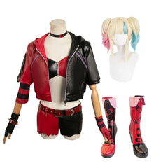 Serie Suicide Squad Isekai Harley Quinn Rot Outfits