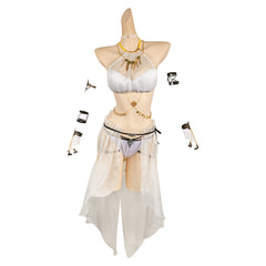 FF7 Final Fantasy Tifa Lockhart Sexy weiß Kostüm Cosplay Outfits