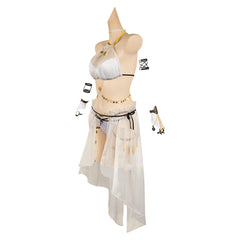 FF7 Final Fantasy Tifa Lockhart Sexy weiß Kostüm Cosplay Outfits