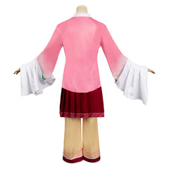 Fangzhu Baoqing Kostüm White Snake Bai She: Fu Sheng rosa Hanfu Cosplay Outfits