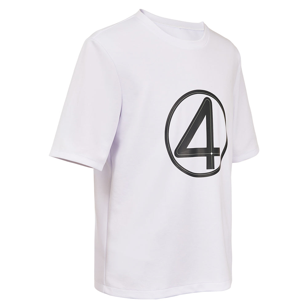 The Thing weiß T-Shirt  The Fantastic Four: First Steps Cosplay Outfits