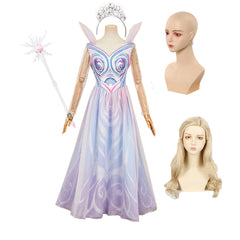 Glinda Kleid Wicked: For Good (2025) Glinda Cosplay Kostüm