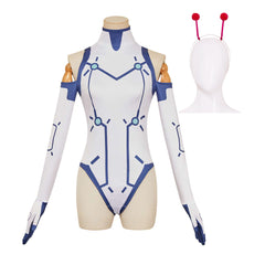 Vemola weiß Bodysuit Dandadan Bamora Cosplay Outfits