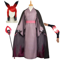 Hazbin Hotel 2 Alastor Hellaverse Bademantel Kostüm Cosplay Outfits