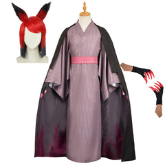 Hazbin Hotel 2 Alastor Hellaverse Bademantel Kostüm Cosplay Outfits