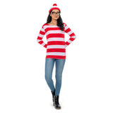 Where's Waldo Waldo Waldo & Friends Wo ist Walter? Wenda T-shirt Tee Langarm Cosplay Kostüm