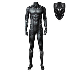 2018 Black Panther T'Challa Junpsuit Full Set Cosplay Kostüm