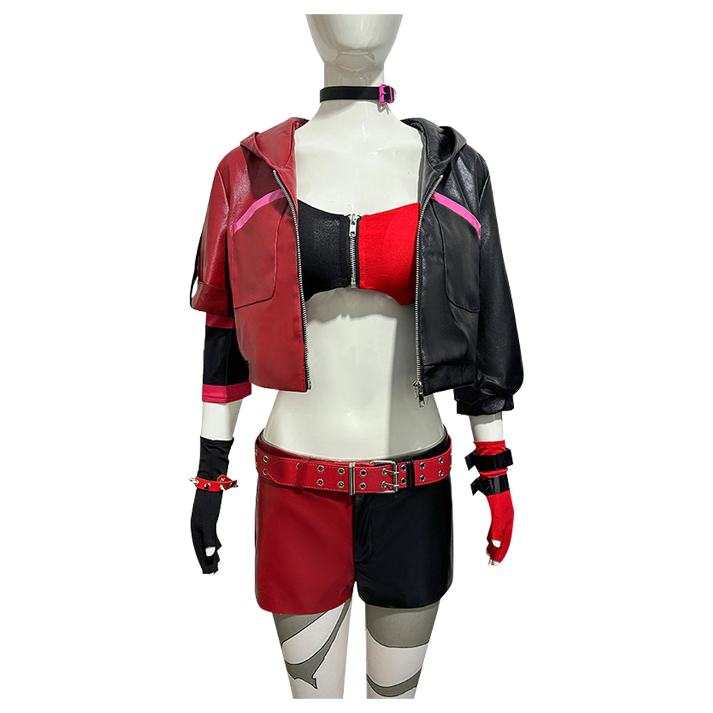 Serie Suicide Squad Isekai Harley Quinn Cosplay Kostüm Set