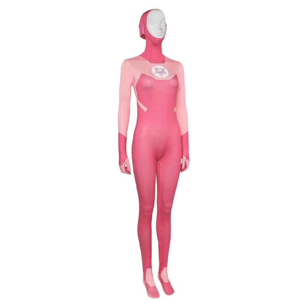 Invincible Atom eve rosa Jumpsuit Cosplay Kostüm Halloween Karneval Outfit