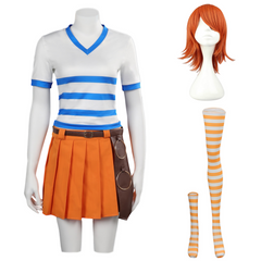 One Piece Nami Cosplay Kostüm Halloween Karneval Outfits